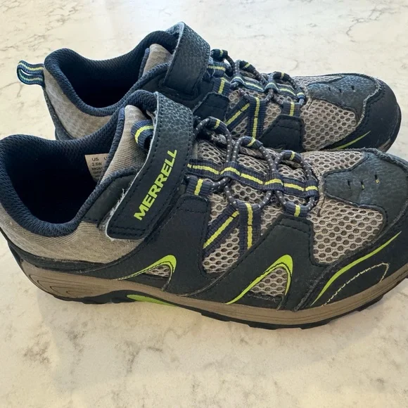 Merrell Kids Shoes - Navy and Gray - Picture 2 of 3